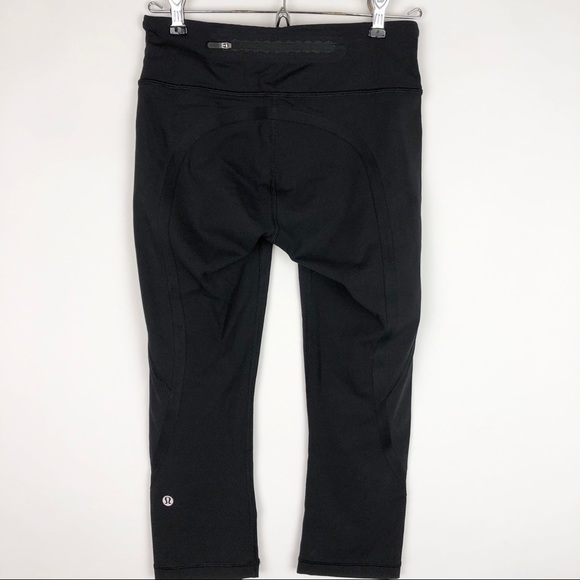 Lululemon On Track Crop (19") Black Luxtreme - Picture 8 of 15